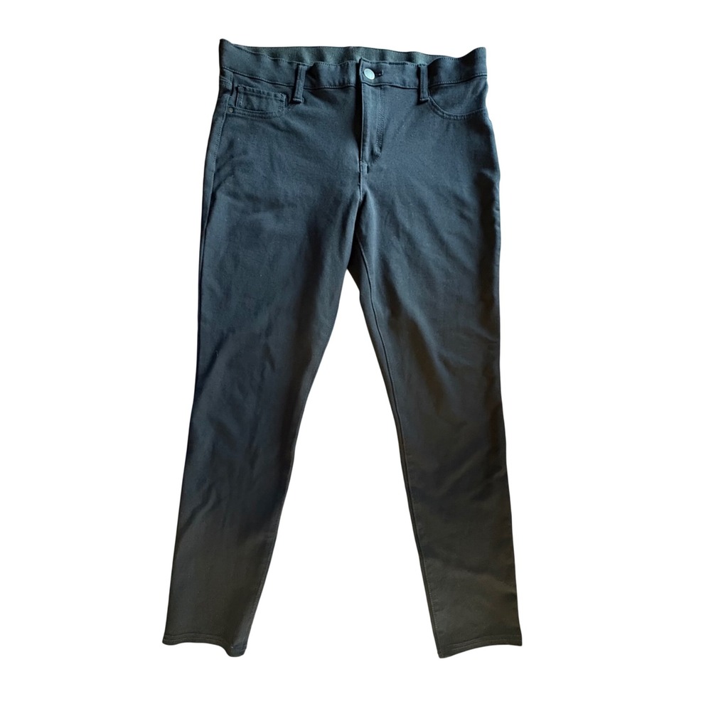 a.n.a Skinny Pants Women Size‎ L Black Excellent Stretch Rayon Blend 4096
